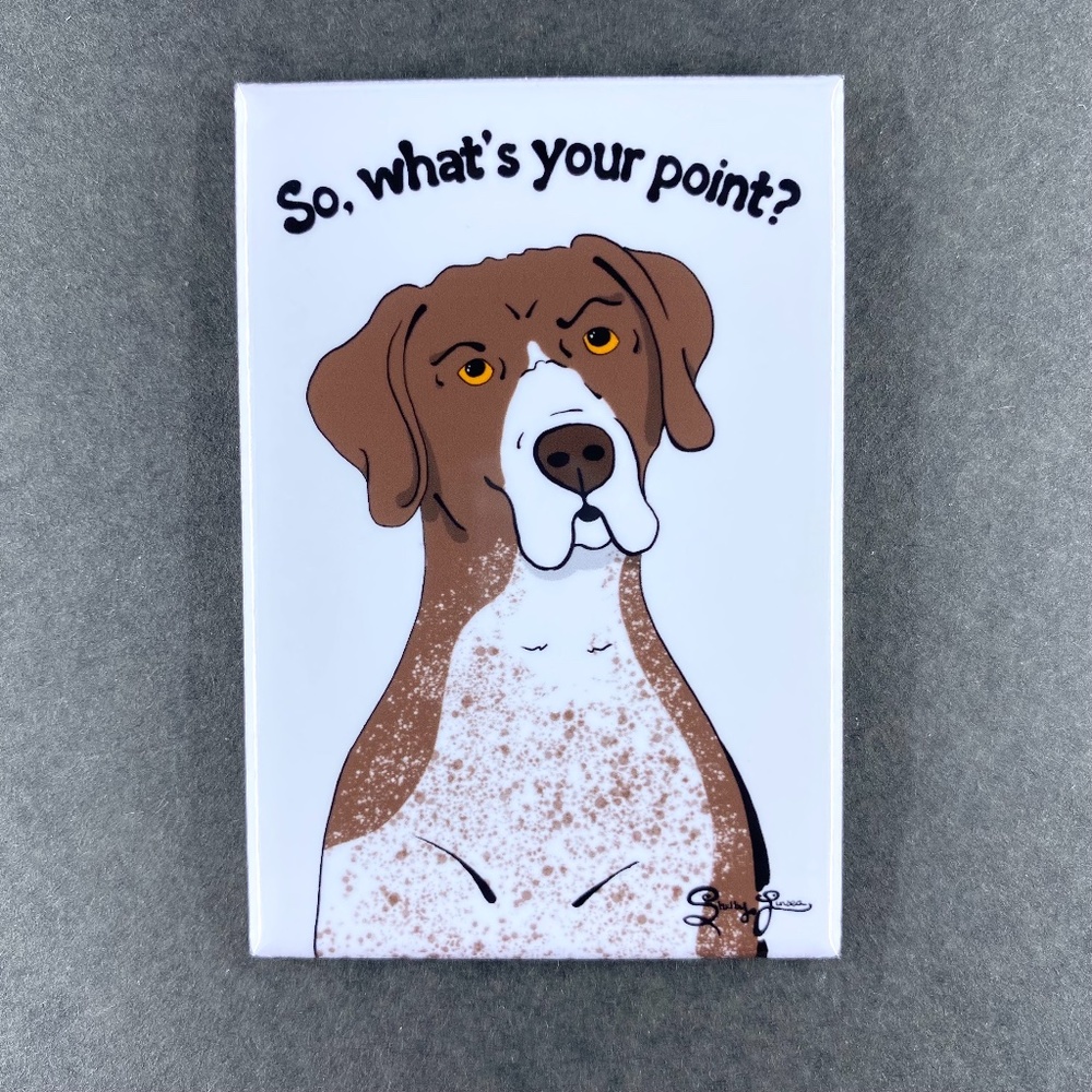 German Shorthaired Pointer Dog Magnet - 2x3" Handmade